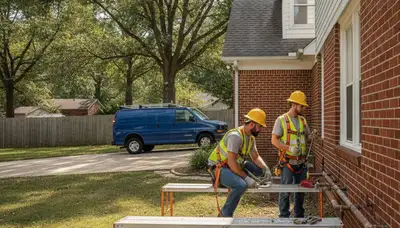 Plumber repairing a pipe in Saint Louis, MO for residential plumbing service