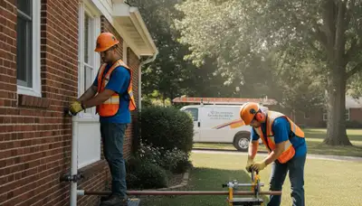 Saint Louis, MO plumber repairing a leak for plumbing repair service