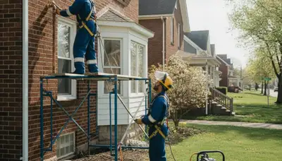 Saint Louis, MO plumber repairing a residential pipe for plumbing service