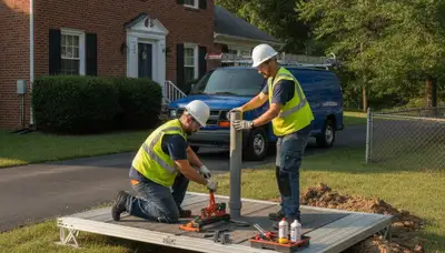 Saint Louis, MO plumbers repairing a leaking pipe for residential plumbing service