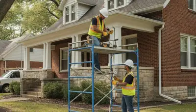 Saint Louis, MO plumbing repair technician fixing a residential leak