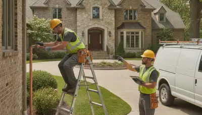 Saint Louis, MO plumber repairing a residential pipe for plumbing service