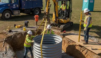 Septic tank installation for Saint Louis, MO homes by On Call Plumbers
