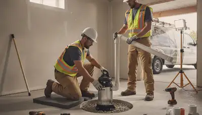 Sump pump installation service in Saint Louis, MO for wet basements and home flood protection